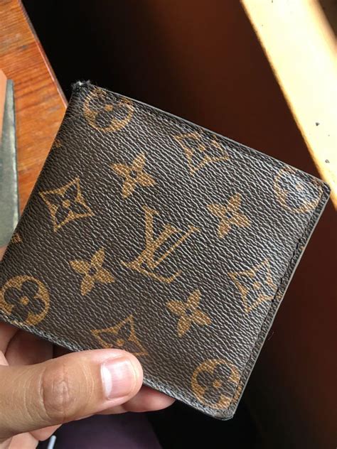 louis vuitton marco wallet fake|lv monogram wallet men's.